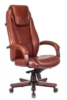 Кресло T-9923WALNUT Кожа/Дерево/Металл, Светло-коричневый Leather Eichel (кожа)